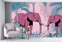 Elephant Jungle Wall Mural by Andrea Haase