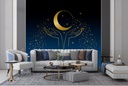 Moon and Hands Wall Mural by Andrea Haase