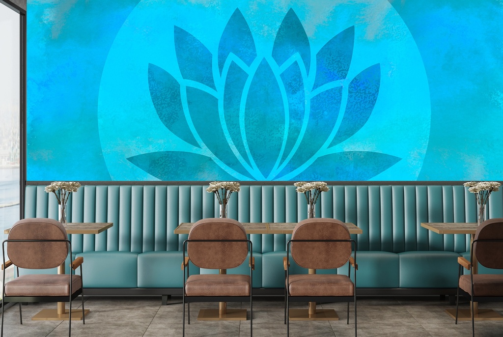 Zen Lotus Wall Mural by Andrea Haase