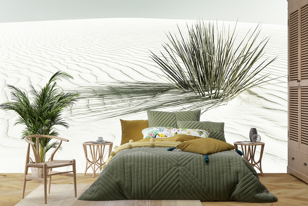 Vintage White Sand Dune Wall Mural by Melanie Viola