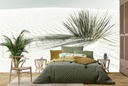 Vintage White Sand Dune Wall Mural by Melanie Viola