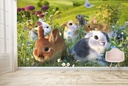 Bunnies Wall Mural by David Penfound