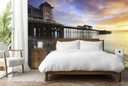 Penarth Sunrise Wall Mural by Andrew Ray