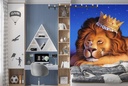Lion King & Mouse Wall Mural by Jerry Lofaro