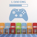 Loading Game Controller Gamer Kids Wall Sticker