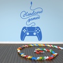 Hardcore Games Gamer Kids Wall Sticker