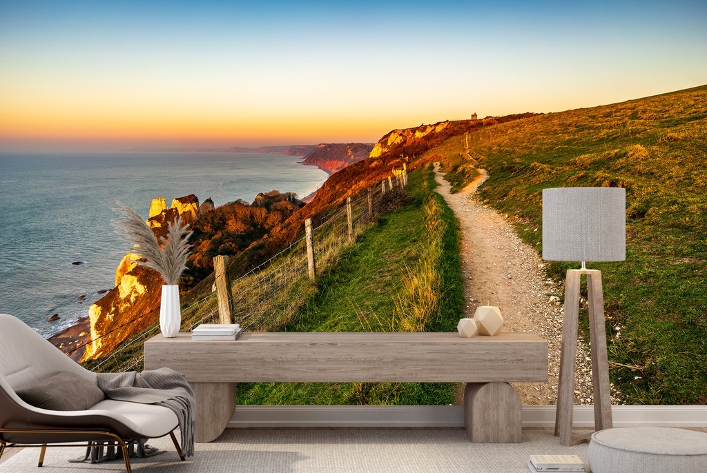Coastal Path Wall Mural by Gary Holpin