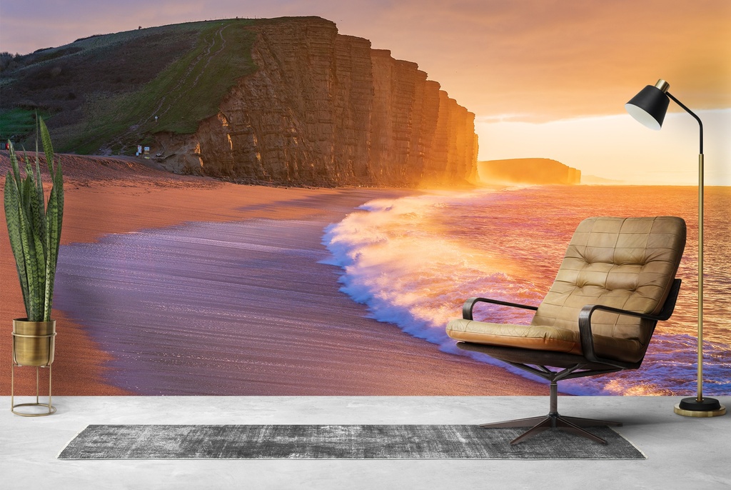 Sunrise in West Bay Wall Mural by Gary Holpin