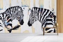 Zebra Gates Wall Mural by Robert Campbell