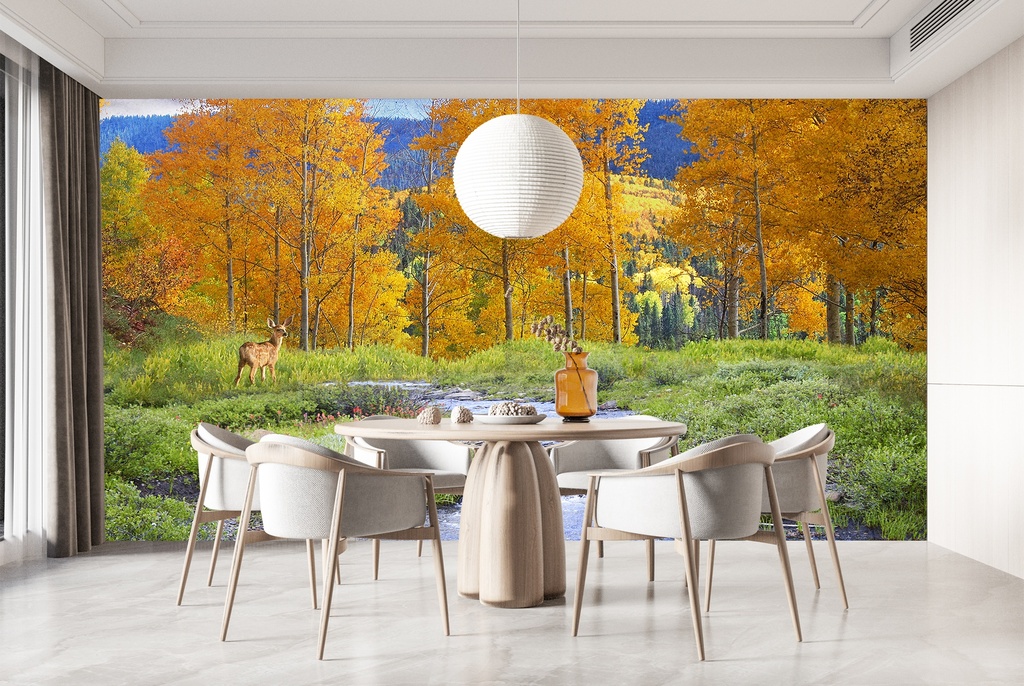 Colorado Autumn Wall Mural by Chris Vest