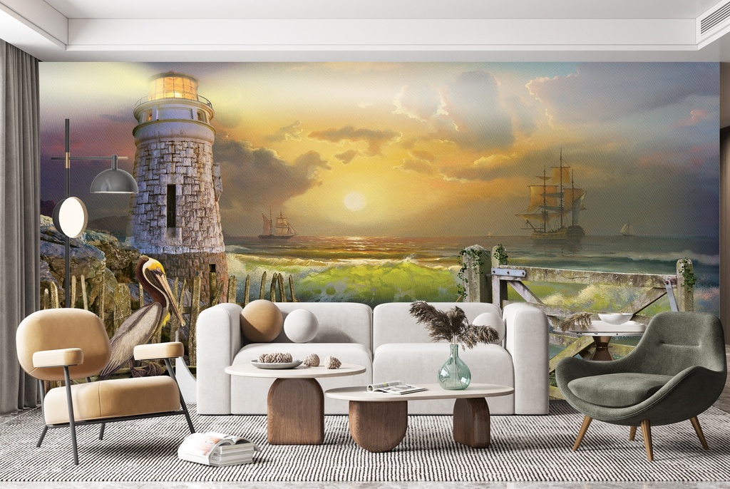 Weathered Friends Wall Mural by Steve Hunziker