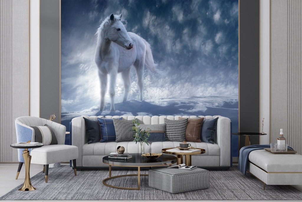Snow Drifters Wall Mural by Steve Hunziker