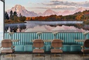 First Light on the Tetons Wall Mural by Leda Robertson