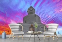 Colourful Phuket Buddha Wall Mural by Richard Silver