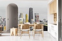 Chicago Multi Coloured Wall Mural by Richard Silver