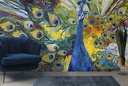 Percy Peacock I Wall Mural by St Hilarie