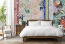 Kimono Pattern Wall Mural by Zigen Tanabe