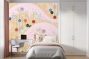 Cherry Mountain Wall Mural by Zigen Tanabe