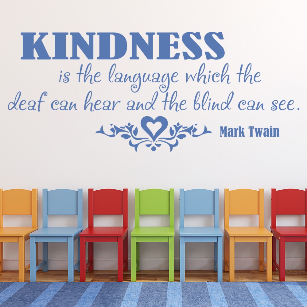 Kindness Mark Twain Quote Wall Sticker