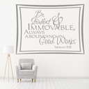 Be Steadfast Bible Verse Wall Sticker