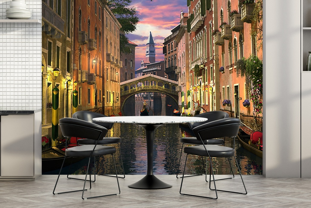 Venice at Dusk Wall Mural by Dominic Davison