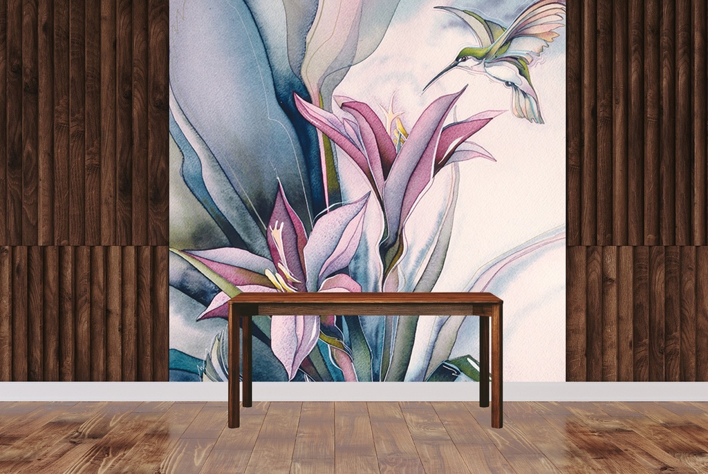 On the Wings of Love Wall Mural by Jody Bergsma