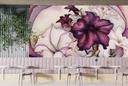 Petunia Garden Wall Mural by Jody Bergsma
