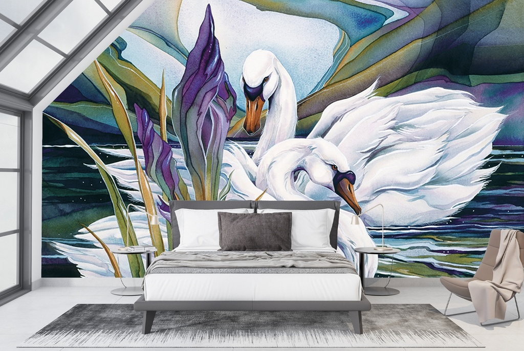Everlasting Love Wall Mural by Jody Bergsma