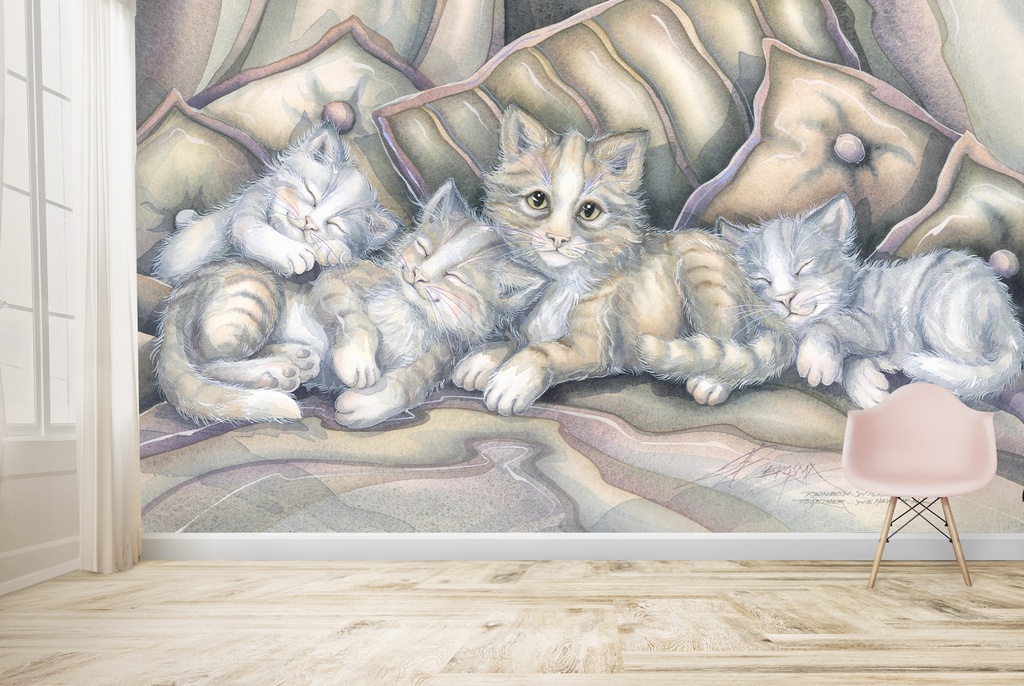 Fur-Ends Wall Mural by Jody Bergsma