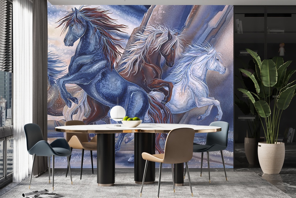Wild Winds Wall Mural by Jody Bergsma