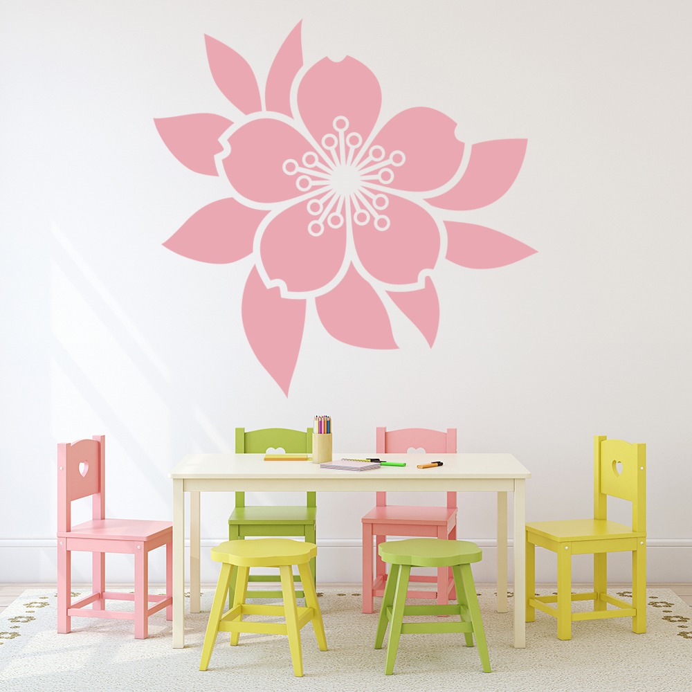 Centrepiece Flower Headboard Wall Sticker