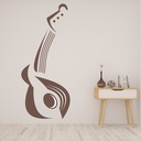 Guitar Design Music Wall Sticker