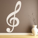 Treble Clef Musical Notes Wall Sticker - Mod3