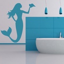 Fairytale Mermaid Wall Sticker - Mod1