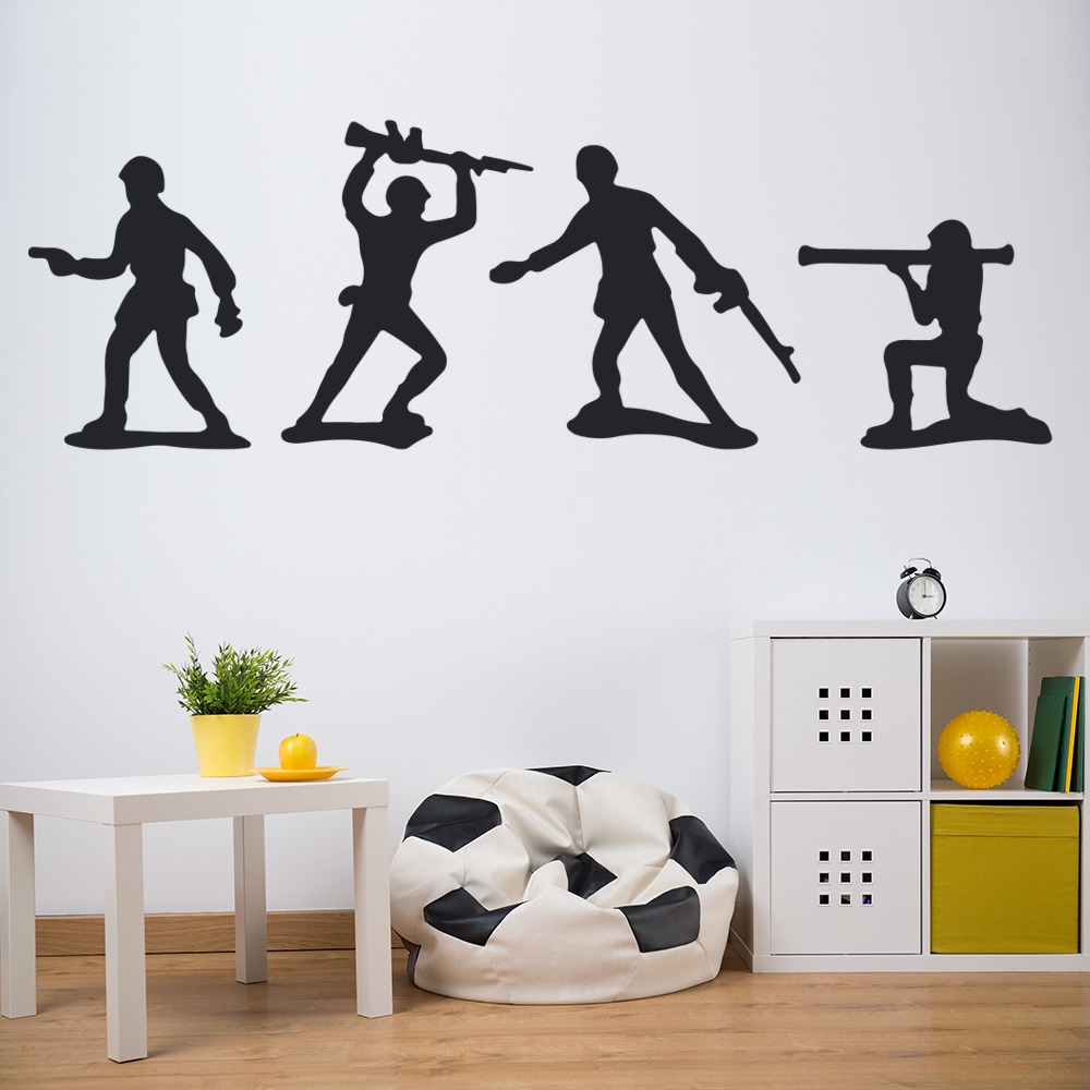 Military Soldiers Wall Sticker Set | Icon Wall Stickers