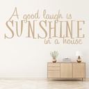 Sunshine In A House Home Quote Wall Sticker