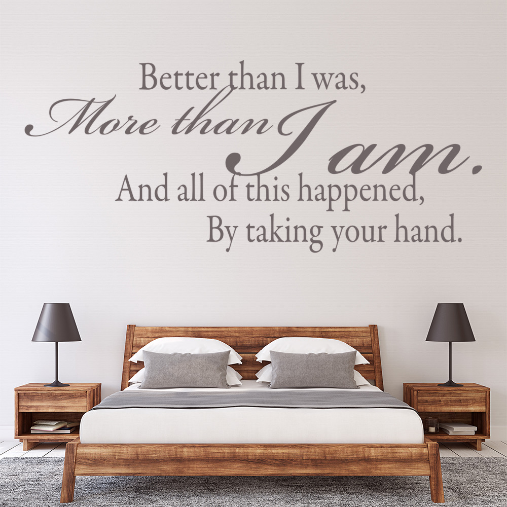More Than I Am Love Quote Wall Sticker