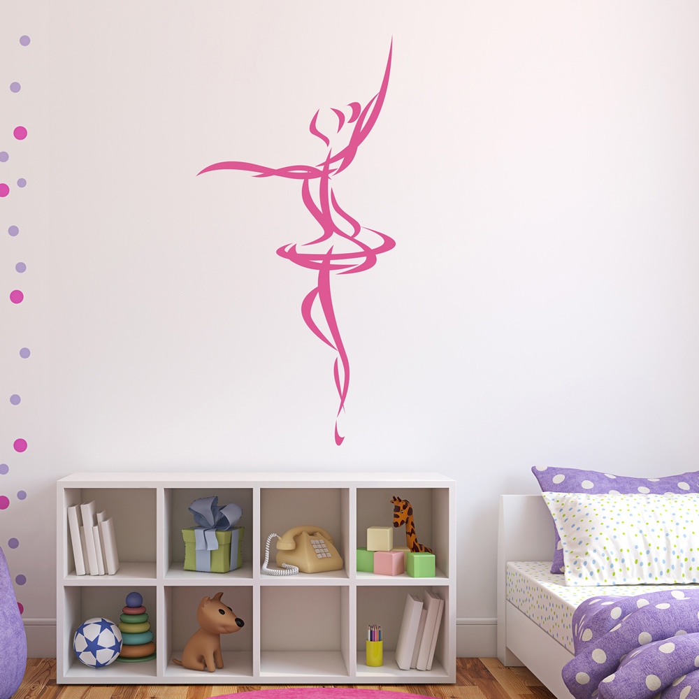 Ballerina Art Ballet Dance Wall Sticker