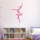 Ballerina Art Ballet Dance Wall Sticker