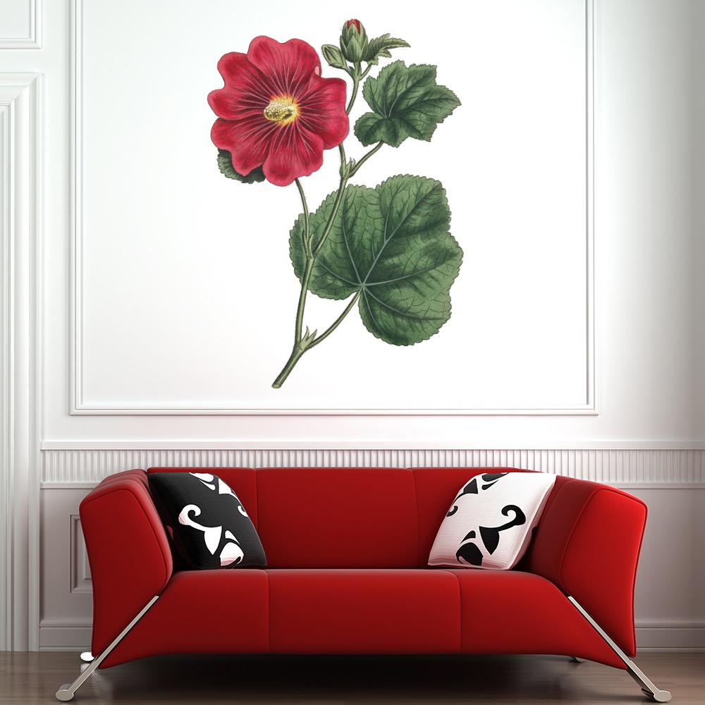 Dahlia Floral Wall Sticker