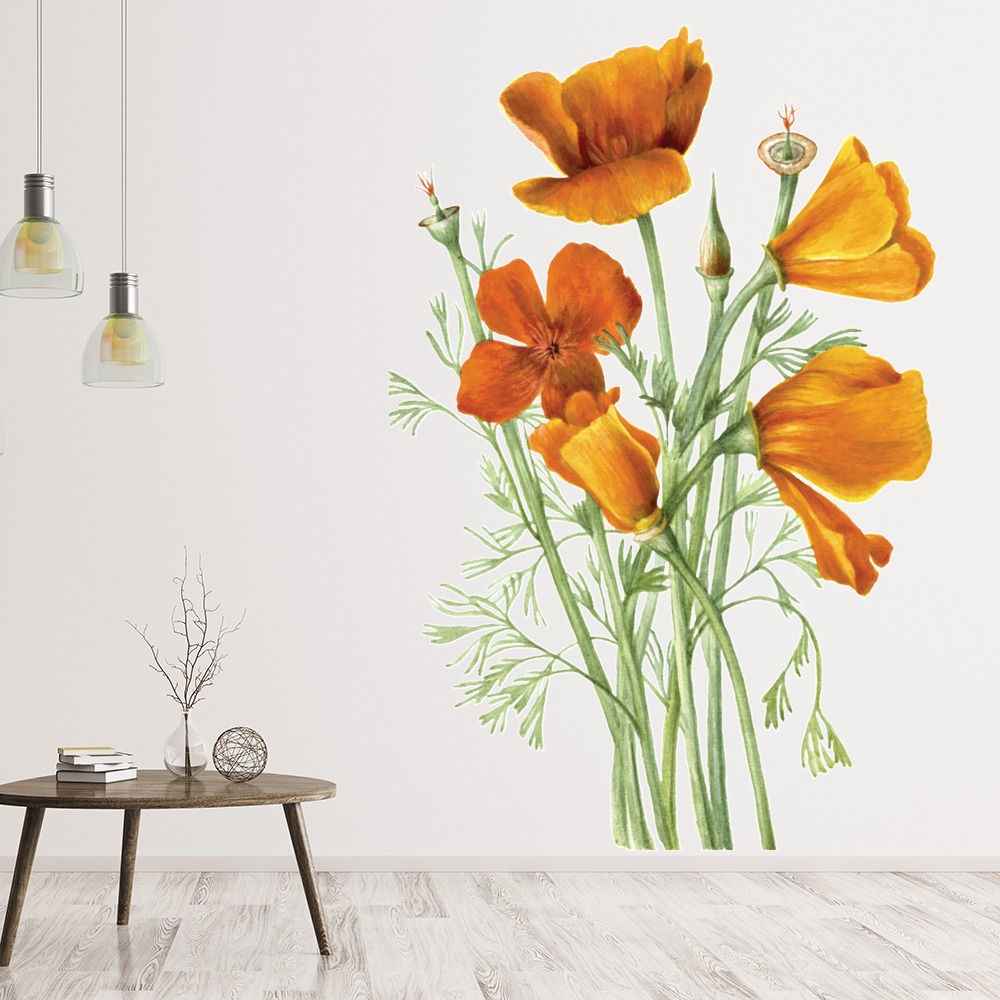 Wild Flower posey Floral Wall Sticker