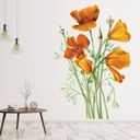 Wild Flower posey Floral Wall Sticker