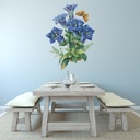 Bluebells and Butterfly Floral Wall Sticker