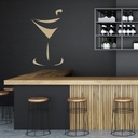 Martini Glass Cocktail Wall Sticker