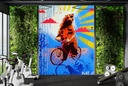 Bear Back Rider Wall Mural by 2 AbcArtAttack013