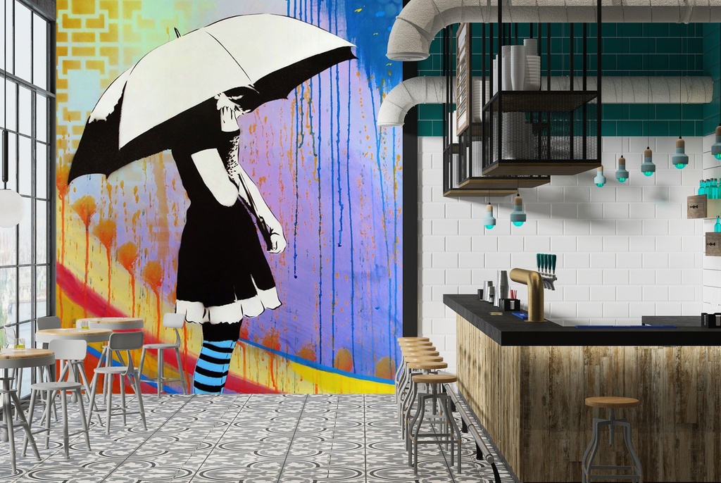 Waiting for the Rain Wall Mural by 2012 AbcArtAttack