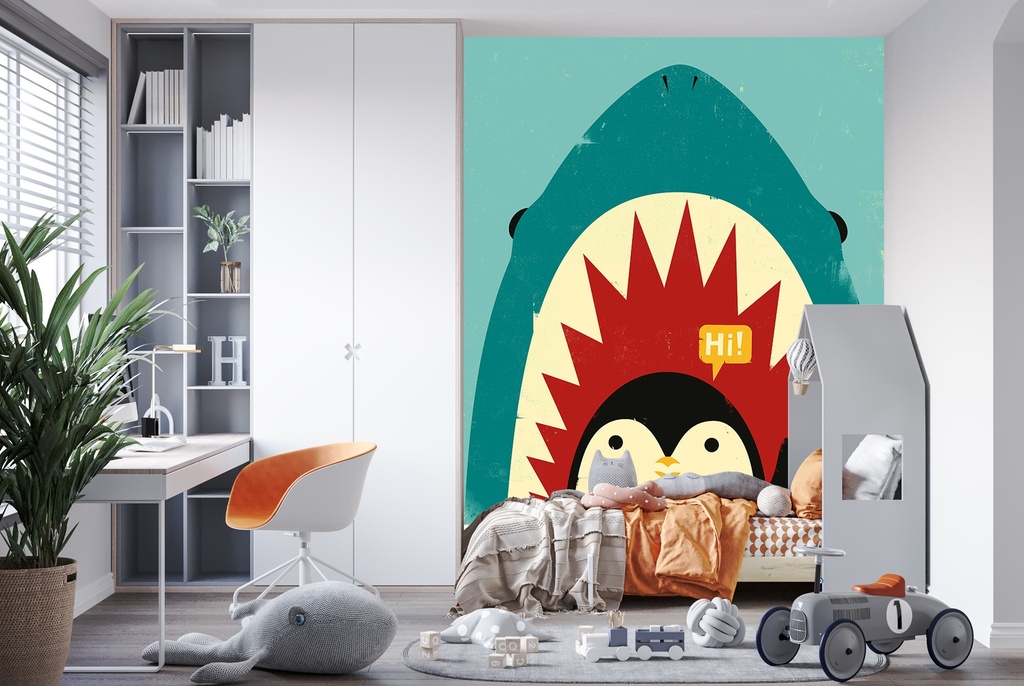 Hi! Wall Mural by Jay Fleck