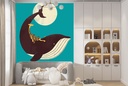 The Giraffe and the Whale Wall Mural by Jay Fleck