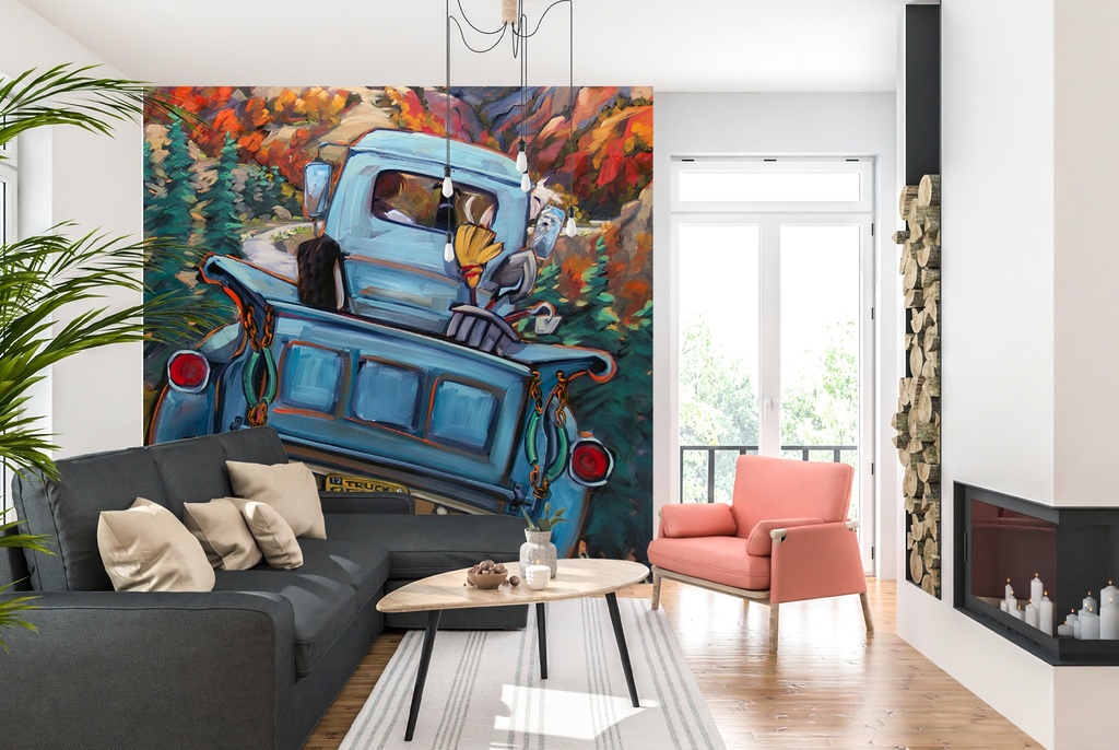Be Here Now Wall Mural by CR Townsend