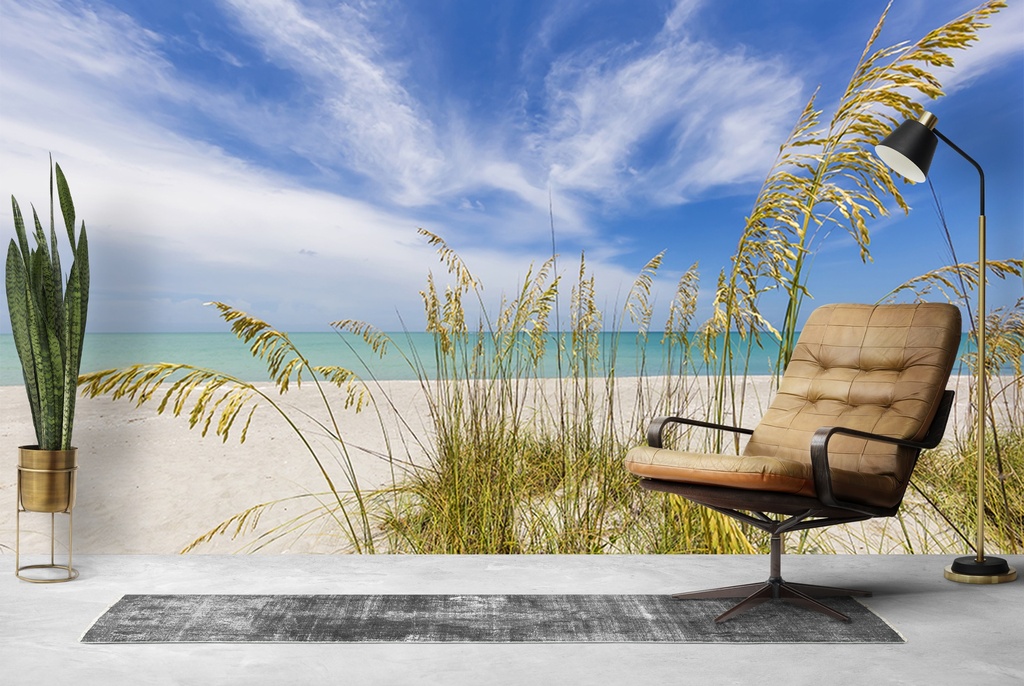 Heavenly Calmness On The Beach Wall Mural by Melanie Viola